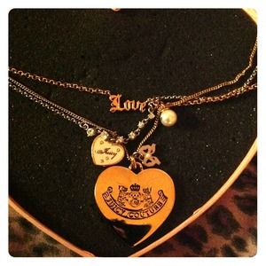 Juicy couture charm necklace