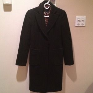 Knee length pea coat