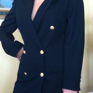 Double breasted black blazer