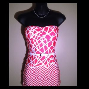 Tube top with belt, Grey Shimmer Sweater!