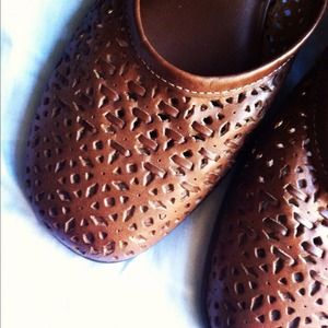Coldwater Creek Brown Mules Shoes