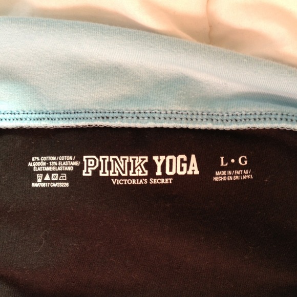 Pink yoga capris