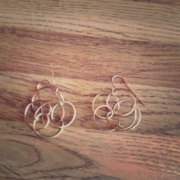 14k gold drop earrings