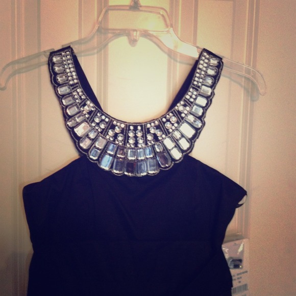 Hailey Logan black cocktail dress