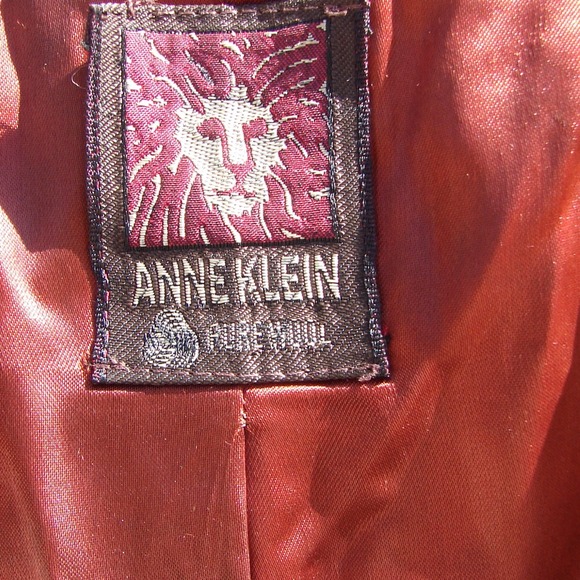 Brown Wool Anne Klein Coat - Picture 4 of 4