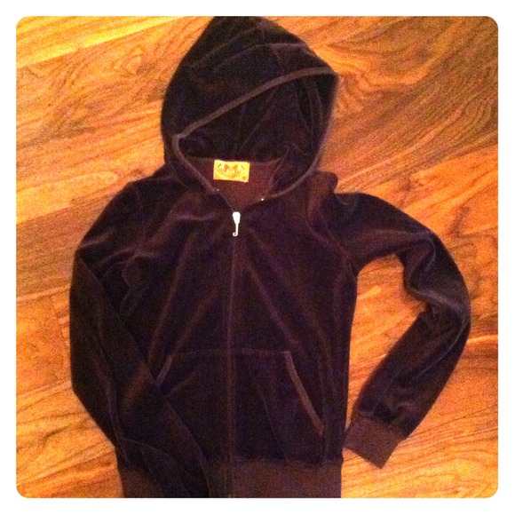 SALE💗JUICY COUTURE Chocolate Brown Velour Hoodie