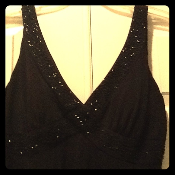 LBD! Sexy Beaded & Pleated Dress