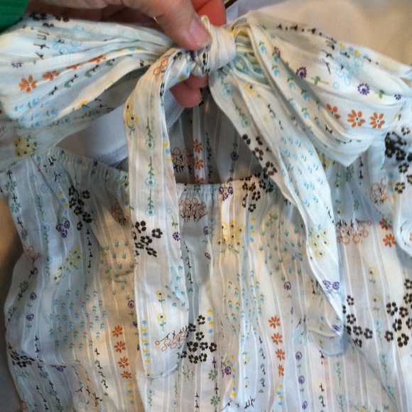 Flowy strapless top - Picture 3 of 4