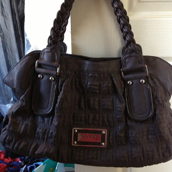 Guess brown leather bag