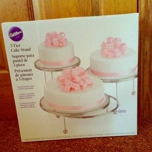 (2) Wilton 3 tiered cake stands