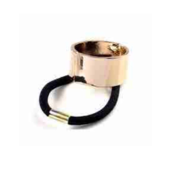 Gold ponytail holder