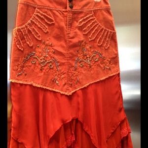 REDUCED! Western Style asymmetrical skirt