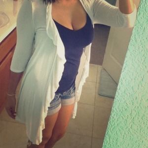 White Cardigan
