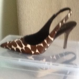 Nine West mohair slingback