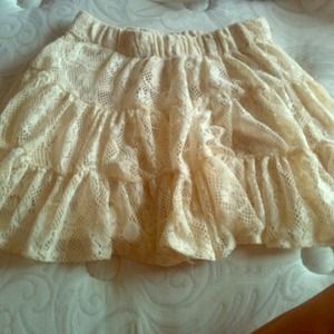 Rue 21 white skirt
