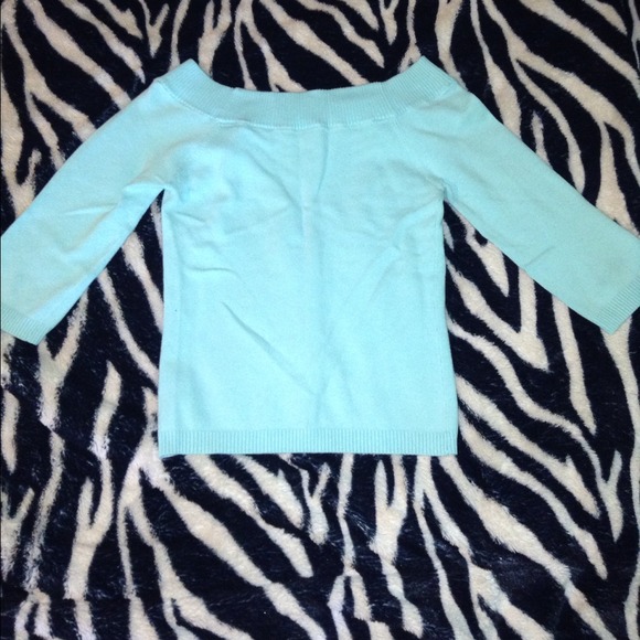 Baby Blue Quarter Sleeved Sweater