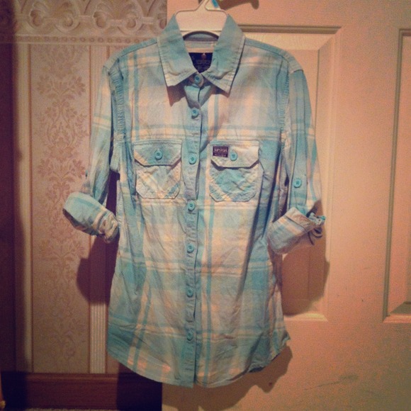 ✔REDUCED✔Superdry Denim Goods shirt