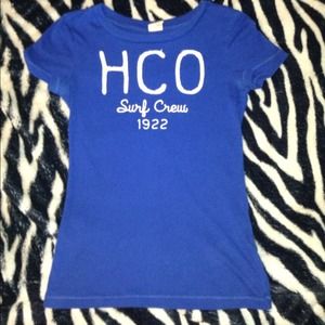 Blue Hollister Graphic Tee