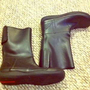 Prada rain boots