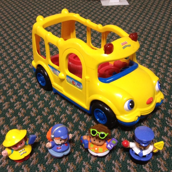 Fisher Price Little People School Bus + people