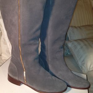 ✂New! J Crew Harper Suede Boots with Extended Calf