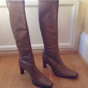 Gianni Bini camel all leather boots. Snug fit. 6.5