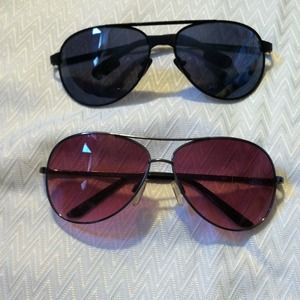 His and hers aviator sunglasses
