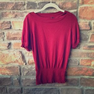 🔴SOLD🔴Limited burgundy silk/cashmere sweater