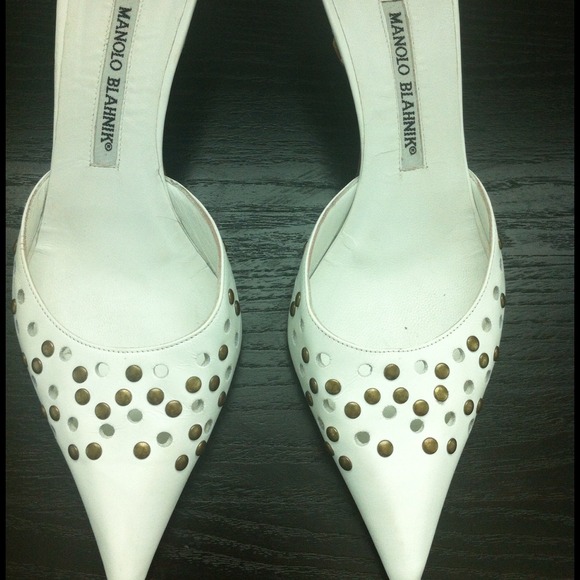 Manolo Blahnik White shoes