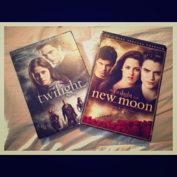 MOVIES twilight and new moon dvds