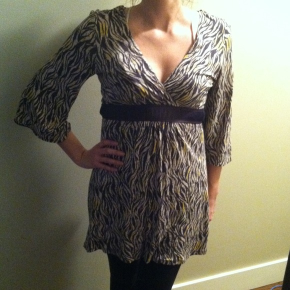 Flared long top/dress