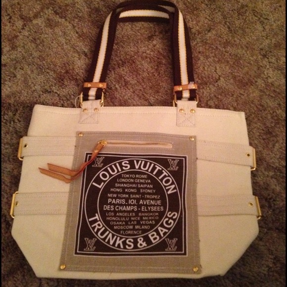 Lv inspired large bag