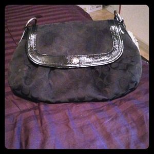 Authentic black coach purse!