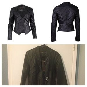 Reserved BNWT Supertrash vegan leather jacket.