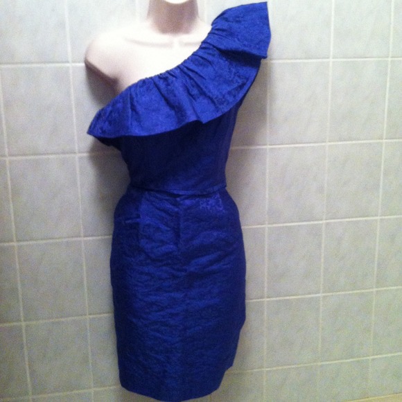 Shoshanna purple 1 arm dress-HOLD for tdaviscastro