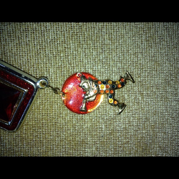 Vintage designer earrings with clasp back - Picture 2 of 2