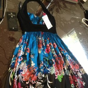 Reserved for @misskris Small bebe halter-top dress