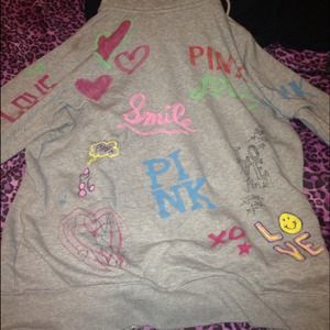 RESERVED !!!!Victoria's Secret PINK hoodie RARE