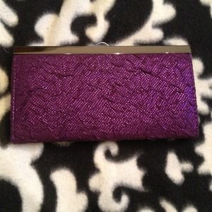 Bebe purple wallet