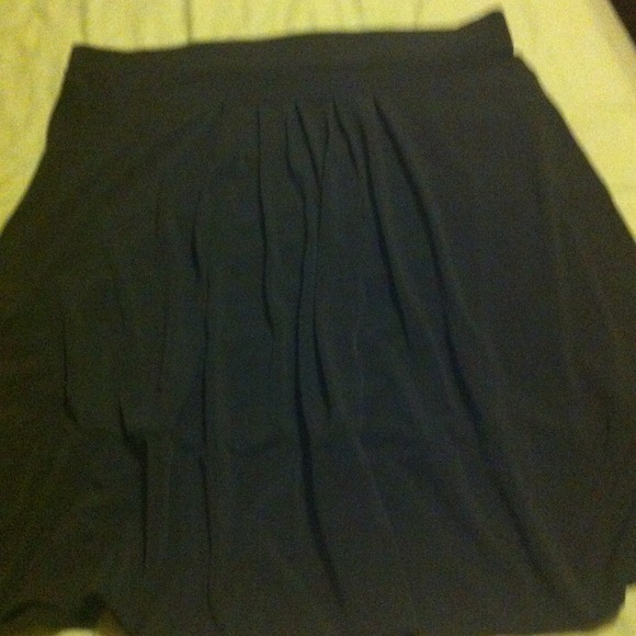 Black knee length skirt