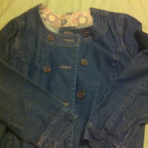 Denim dressy jacket