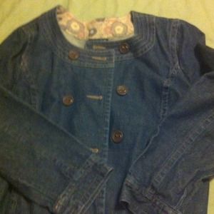 Denim dressy jacket