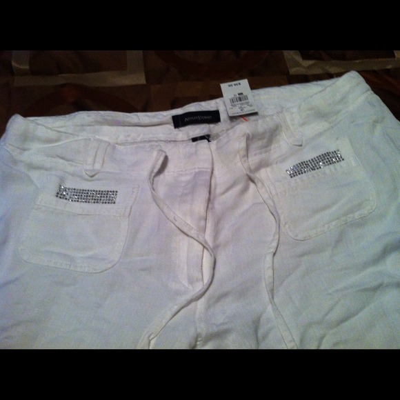 Hold 4 @gome7332 til tomorrow💥 White Linen pants