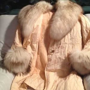 Natural North Montreal Jackets & Coats - Zimmerman Fur- Peach w/ Fox collar & sleeve