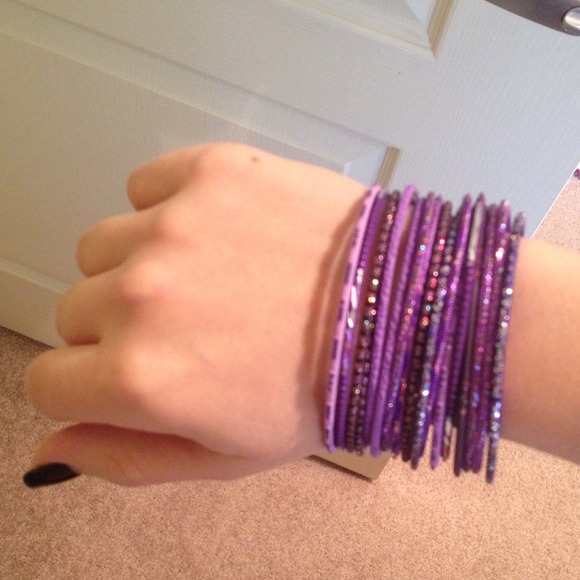 Purple bangles