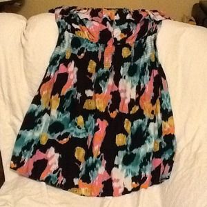 Tube patterned dress