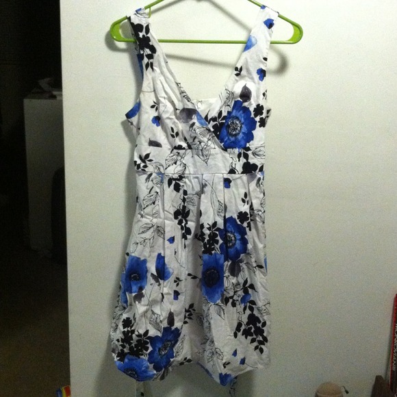 White Floral Dress
