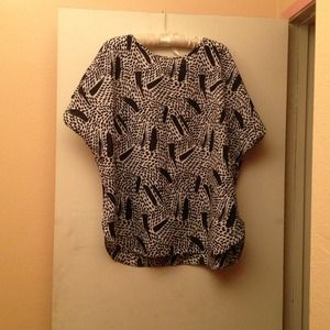 Vintage splatter top