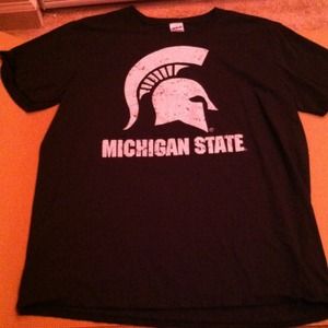 GO GREEN! LG Michigan state football tee