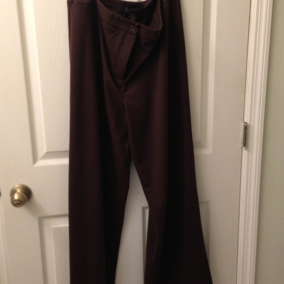 Brown knit pants